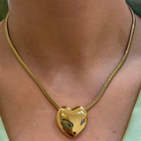 Heart chunky Necklace